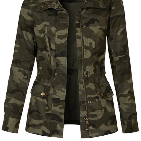 Nwt 2sable Camo Military Anorak Jacket 
